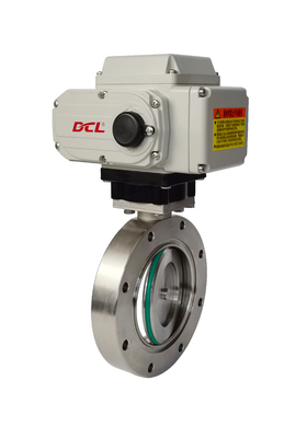 Motorized High Vacuum Butterfly Valve For Chip Production Industry